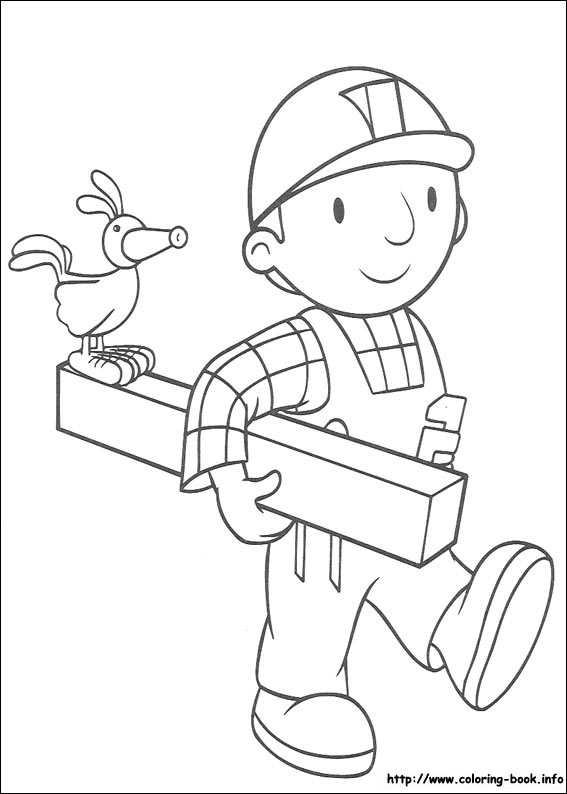 Bob the Builder coloring picture